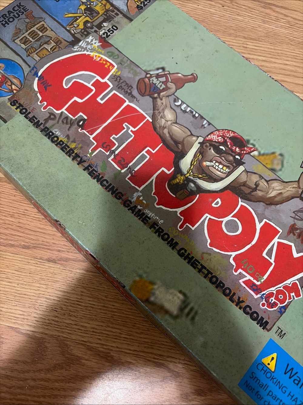 Ghettopoly Stolen Property Fencing Game Box - Adult Satire Game